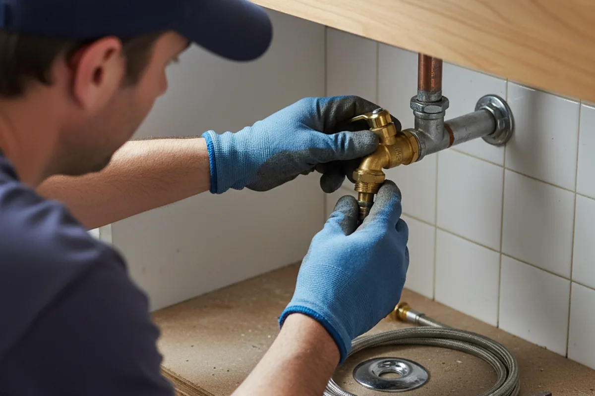 Shutoff valve and fitting work during Emergency Plumbing in Hayward